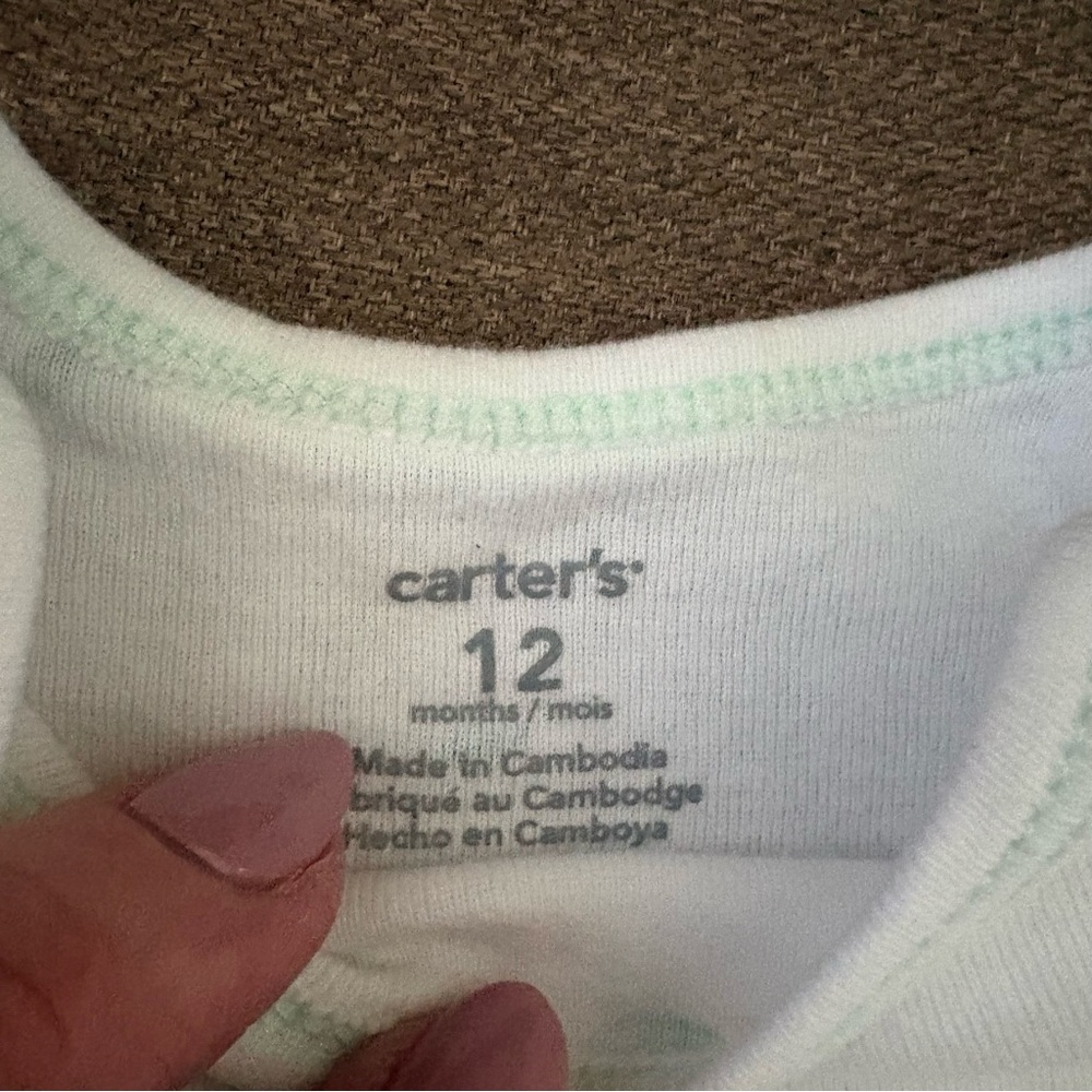 Various Baby Girl sleepers & Rompers 8 pc. bundle Sizes 9 & 12 mo. INV25/506 - Picture 16 of 16